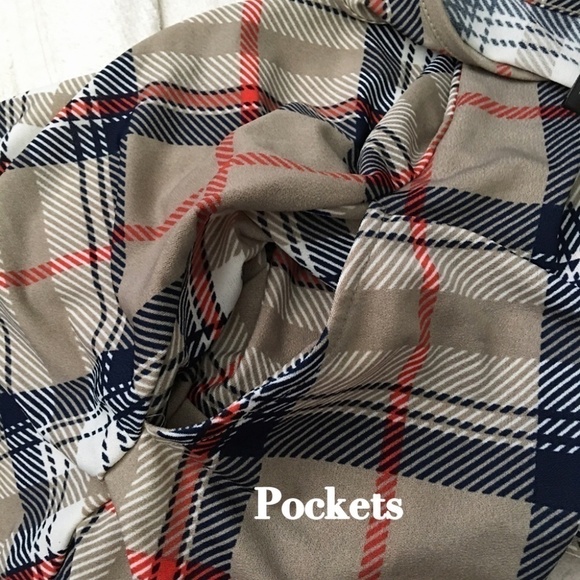 CUTE  Lildy Mini Dress Jumper Nova Check Plaid Sleeveless Tunic Pockets NWOT - Picture 8 of 12